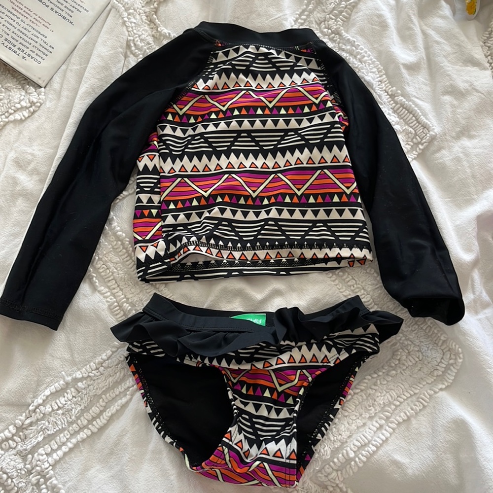 2t girls 2 peice swim suit